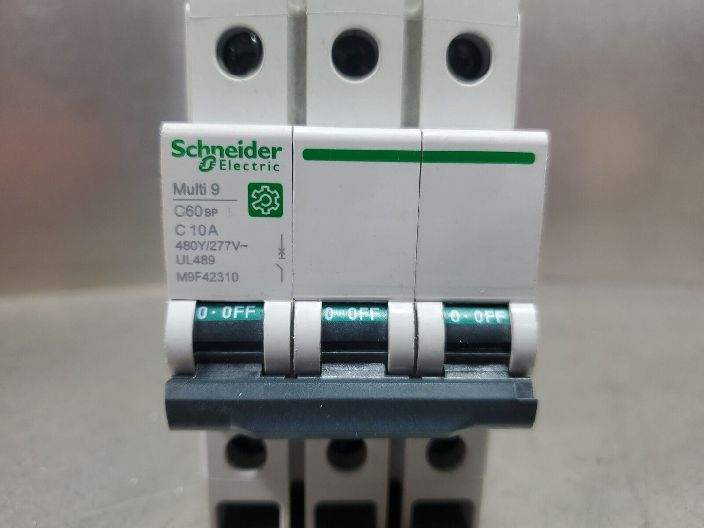 Schneider Electric Multi 9 C60BP 3-Pole 10A Circuit Breaker.            4E-6