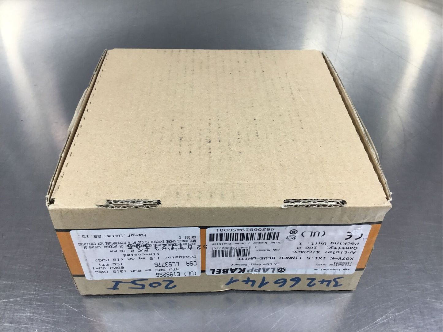 Lapp Kabel X07V-K 1X1.5 TINNED BLUE-WHITE  Wire    6B-1