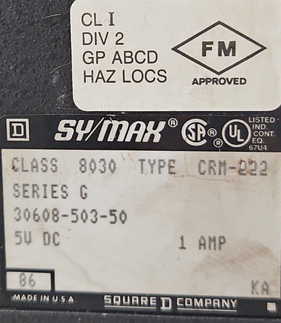 Square D CRM 222 Interface Module 8030 Ser C 30608-503-50.              Loc3A-31