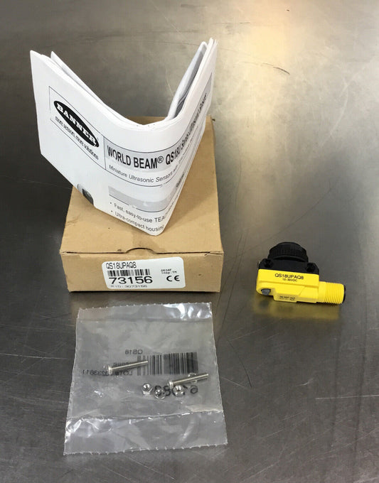 BANNER ENGINEERING  QS18UPAQ8  /  73156  Ultrasonic Sensor 12-30VDC      3D-31