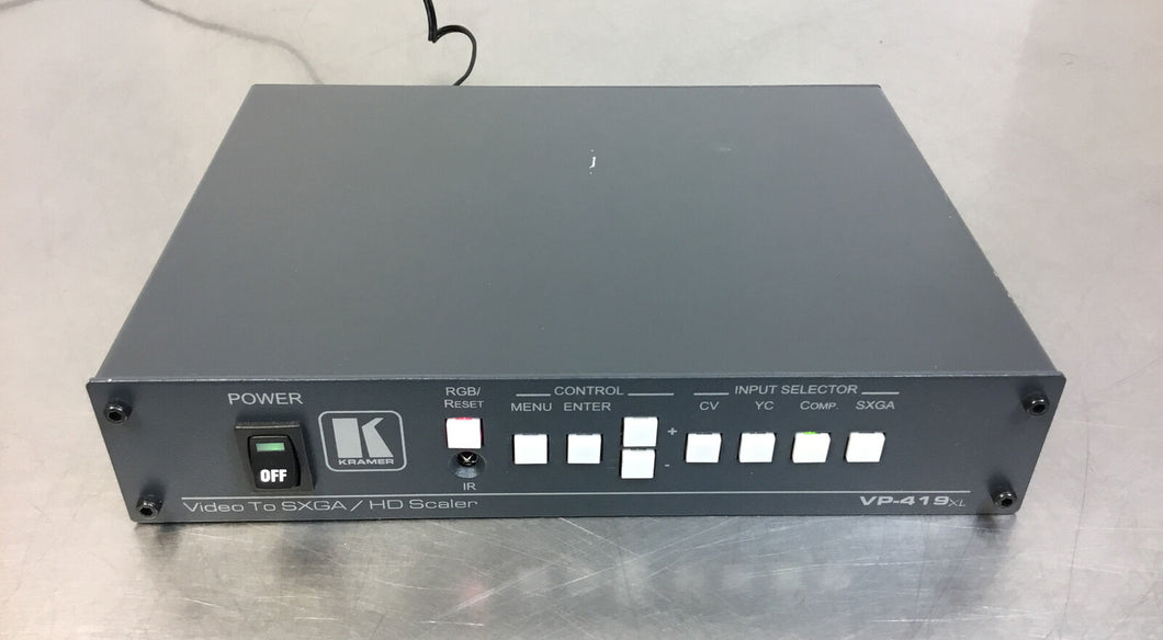 Kramer VP-419XL Video to SXGA HD Scaler / Switcher  WITH Power Supply    3D-23