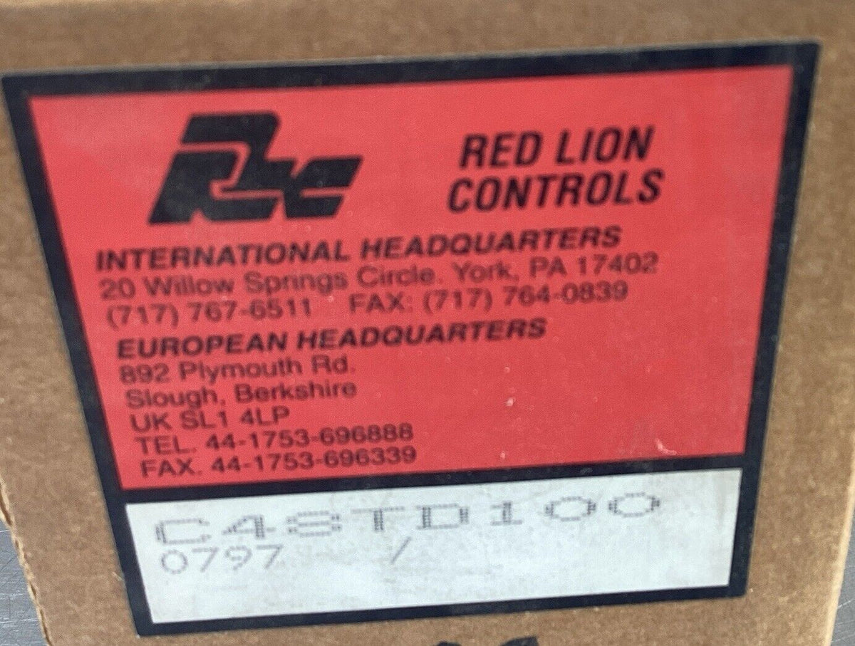 Red Lion  C48TD100  Din Timer 1/16      5E-18