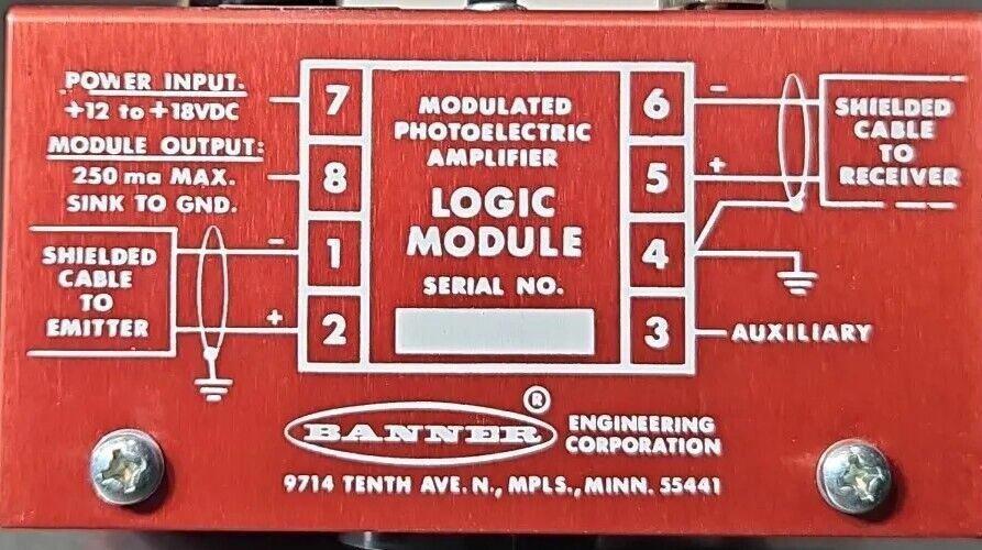 BANNER MB5 LOGIC MODULE.     Loc5E12