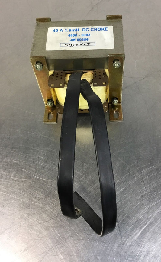 OHMITE 4400-2043  DC Choke 40A  1.9mH   JM 00386    4E