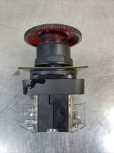 Load image into Gallery viewer, Allen-Bradley 800H-FRXJTQ24RA1 Series F Red Push/Pull E-Stop Button.      4D
