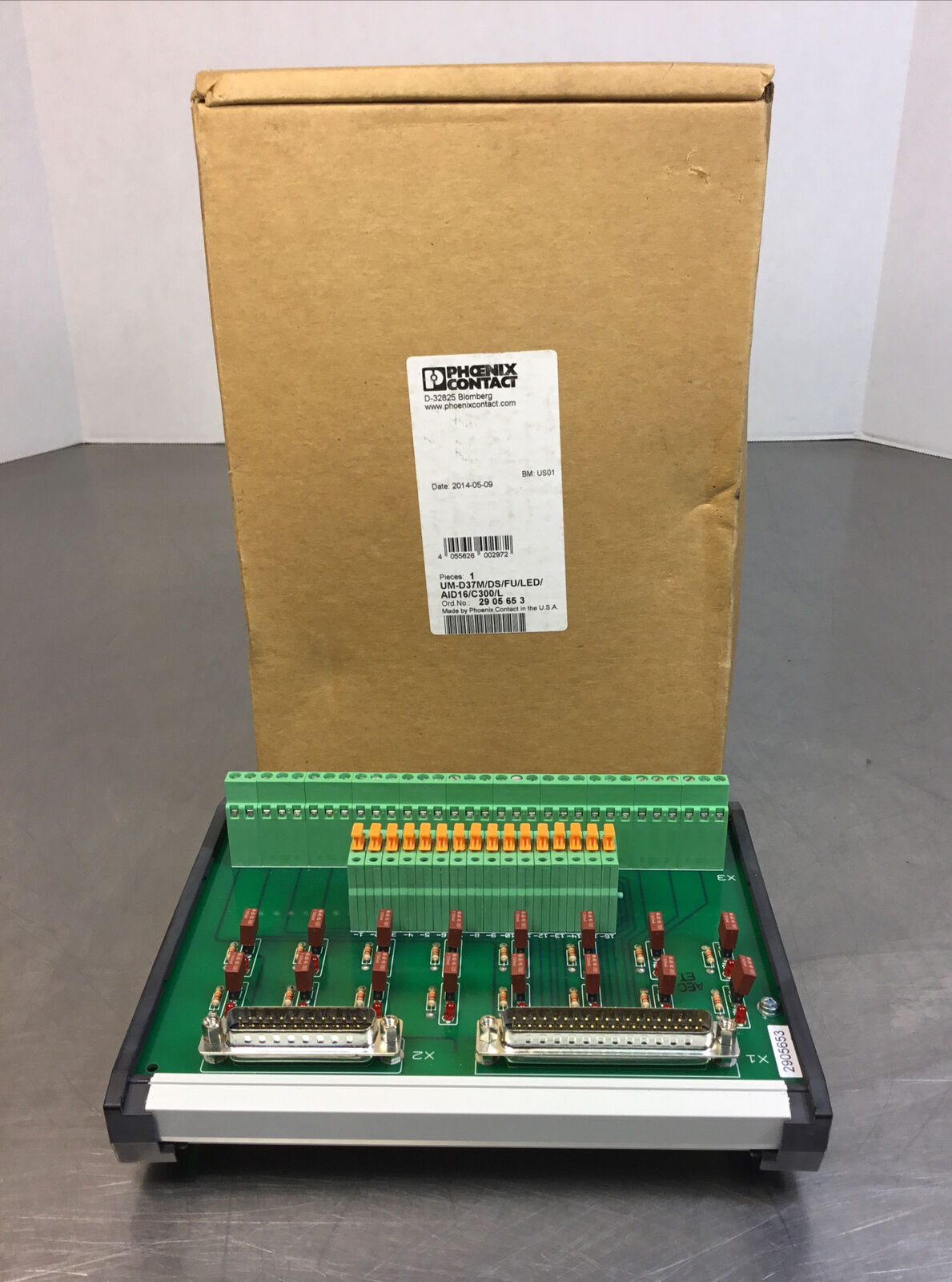 PHOENIX CONTACT UM-D37M/DS/FU/LED/AID16/C300/L   Varioface Module    Loc.3A