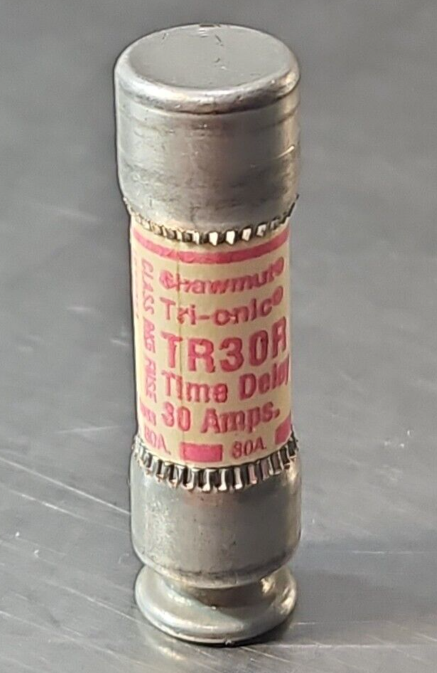 Gould Shawmut TR30R Time Delay Fuse 30A 250V.                           Loc4E-18
