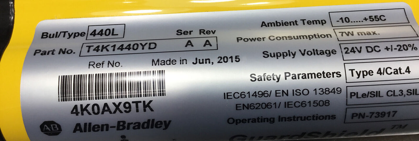 Allen Bradley Gaurd Master GaurdShield T4K1440YD Transmitter Ser A Rev A  Loc.5A