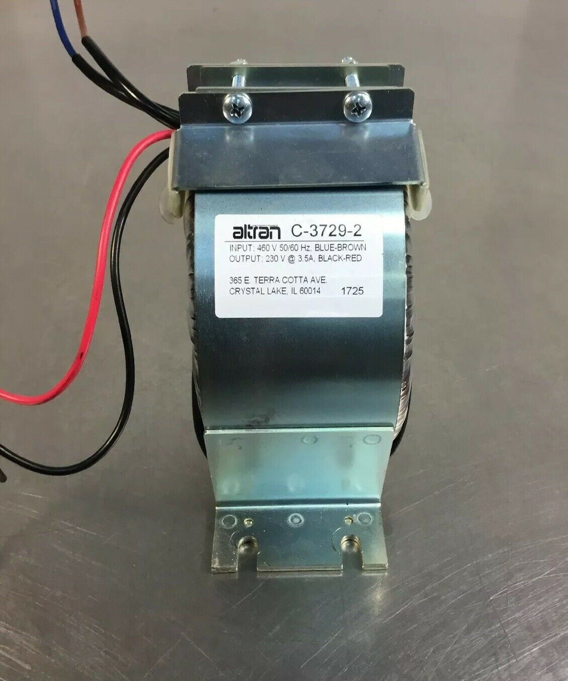 ALTRAN C-3729-2 Audio Transformer In:460V Out:230V @ 3.5A    4C