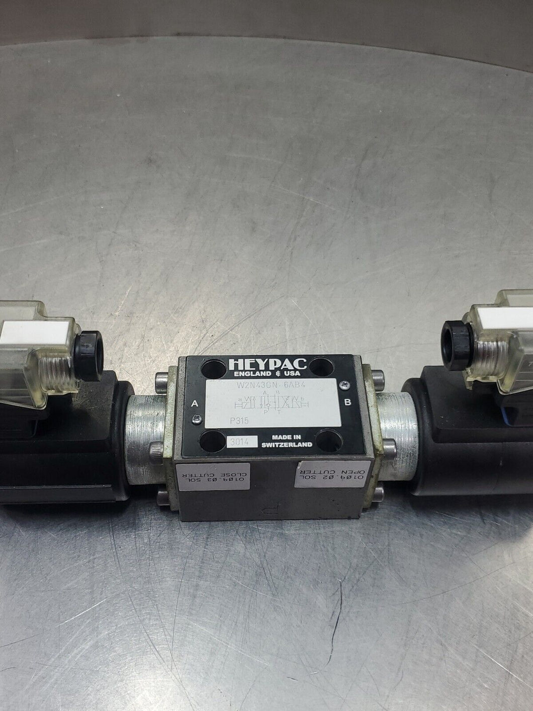 HEYPAC W2N43GN-6AB2 Solenoid Directional Seat Valve: 24VDC.                 6D-9
