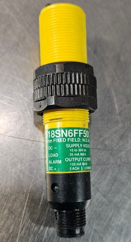 Banner S18SN6DQ Photoelectric switch sensor 10-30VDC NPN.               Loc5E-19