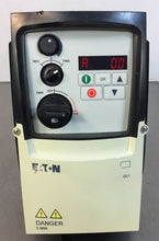 Load image into Gallery viewer, EATON CORPORATION  DC1-1D2D3NN-A6SN  VFD 0.5HP 3Ph 0-500Hz 2.3A.    1C
