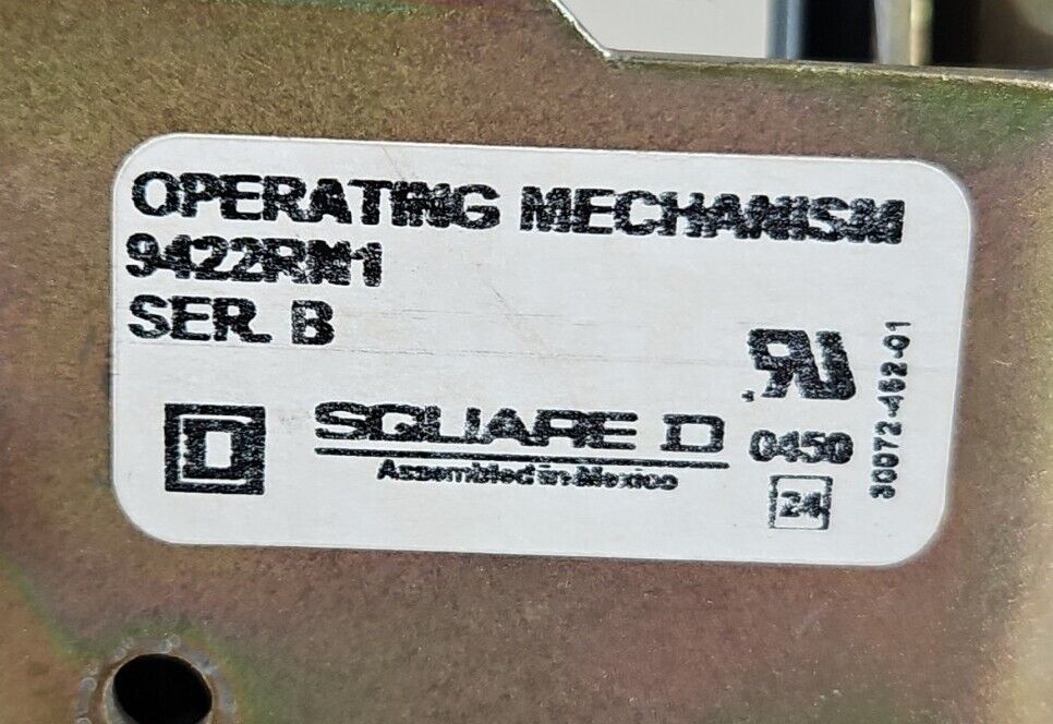 SQUARE D FAL34030 30 Amp 480 Volt w/9422RN1.                               4D-26