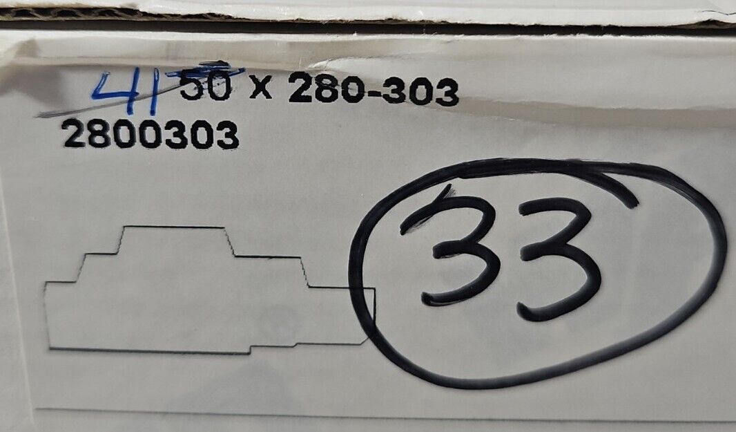 WAGO 280-303 Conductor Through Terminal Block - Lot of 33.              Loc3E-25
