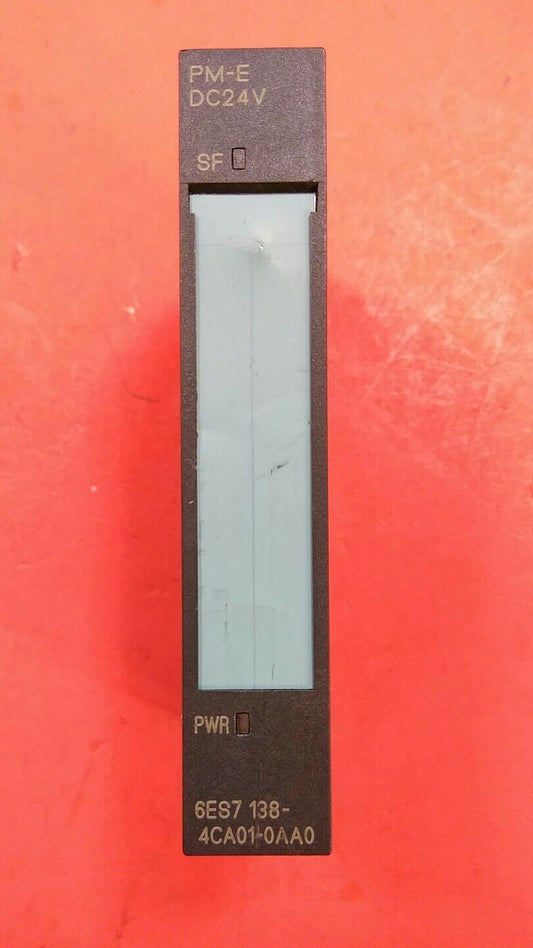 SIEMENS SIMATIC S7 6ES7-138-4CA01-0AA0 POWER MODULE 24VDC        3A