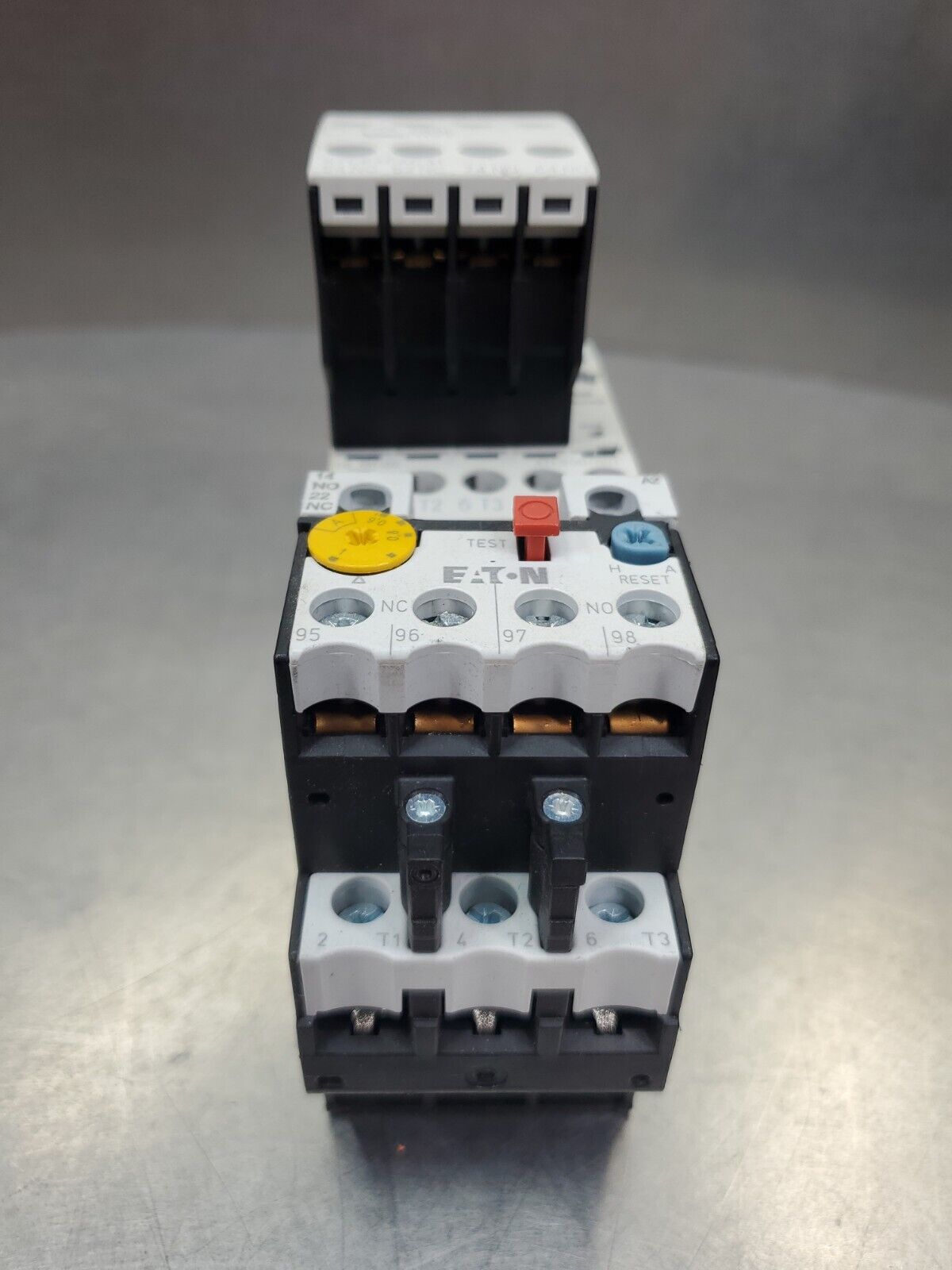 EATON XTCE007B01 Contactor w/ZB12-1 Safety Module.                          4E-6