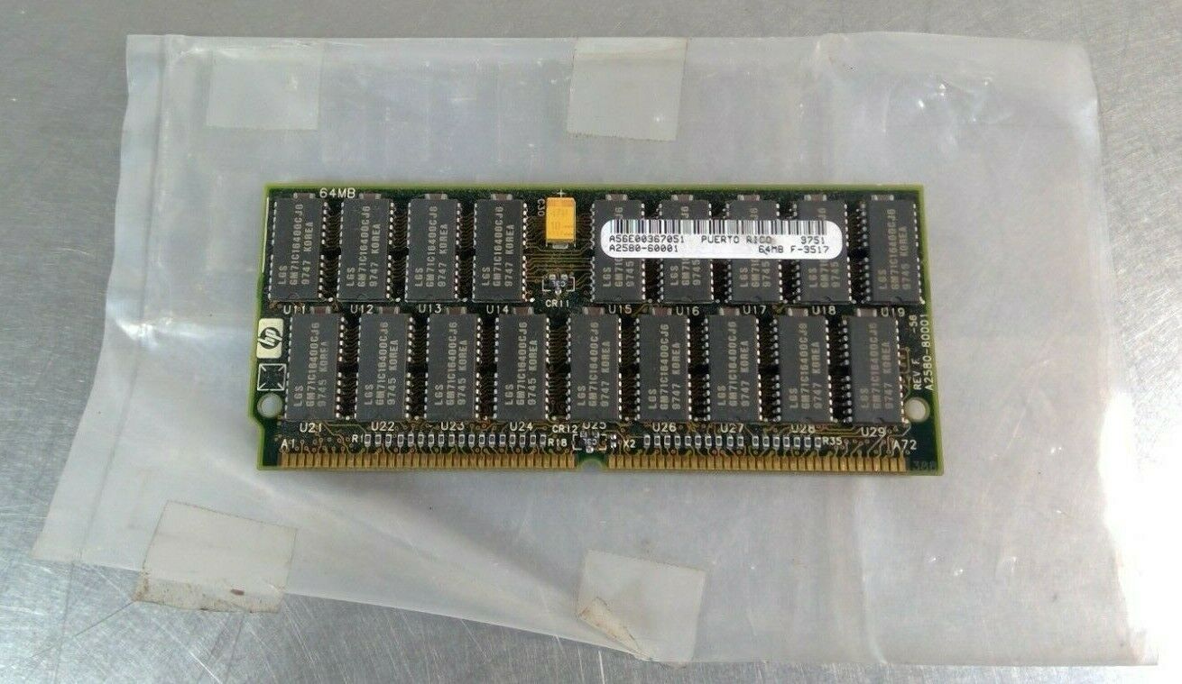 HP - A2580-60001 / A2580-80001 Rev. F - 64MB Memory                         3D-1