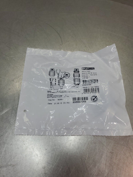 Phoenix Contact 4-Position Connector   SACC-MS-4QO-0,34-M SCO.              5E-4
