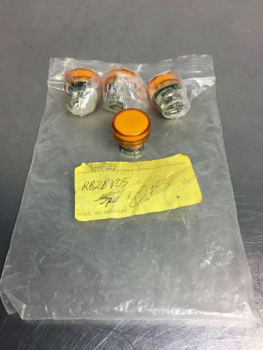 DANFOSS RB2-BV05 / RB2BV05 Yellow Pilot Light Head. Loc.4A