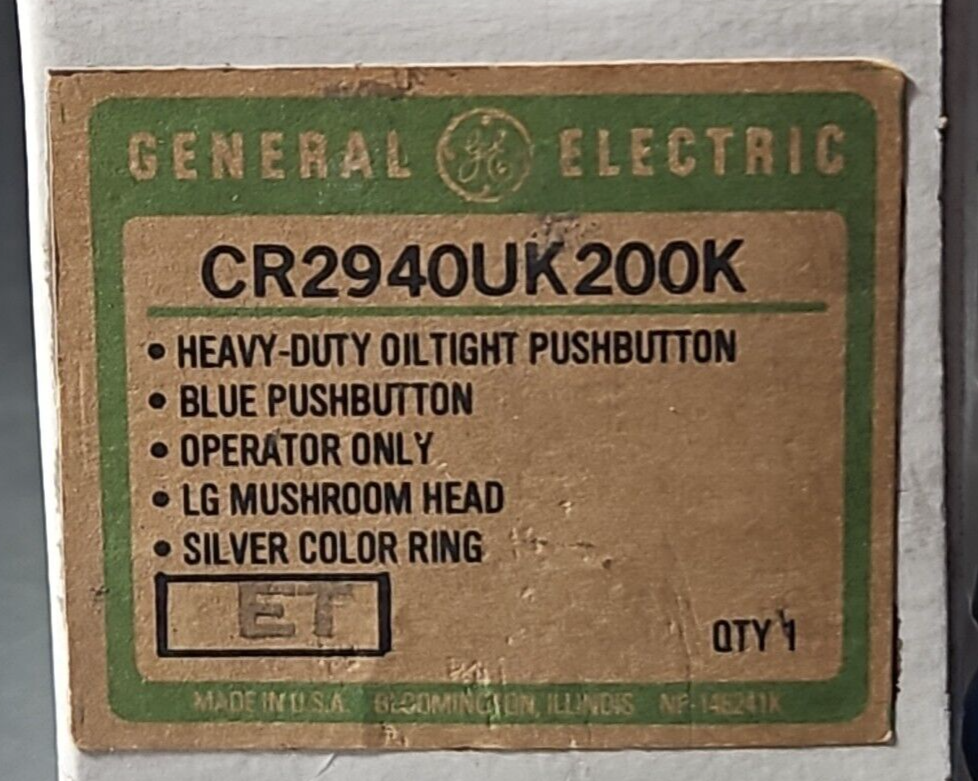GE CR2940UK200K PUSH BUTTON.    Loc4A5