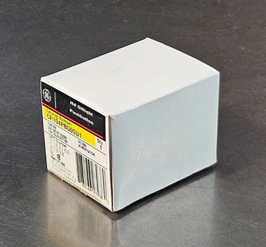 GE CR104PBG00U1 Push Button Switch.                                     Loc4E-26