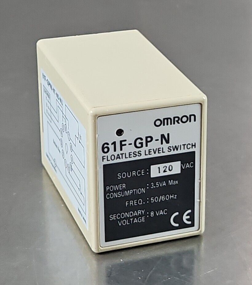 Omron 61F-GP-N FLOATLESS LEVEL SWITCH.                                    4C-24