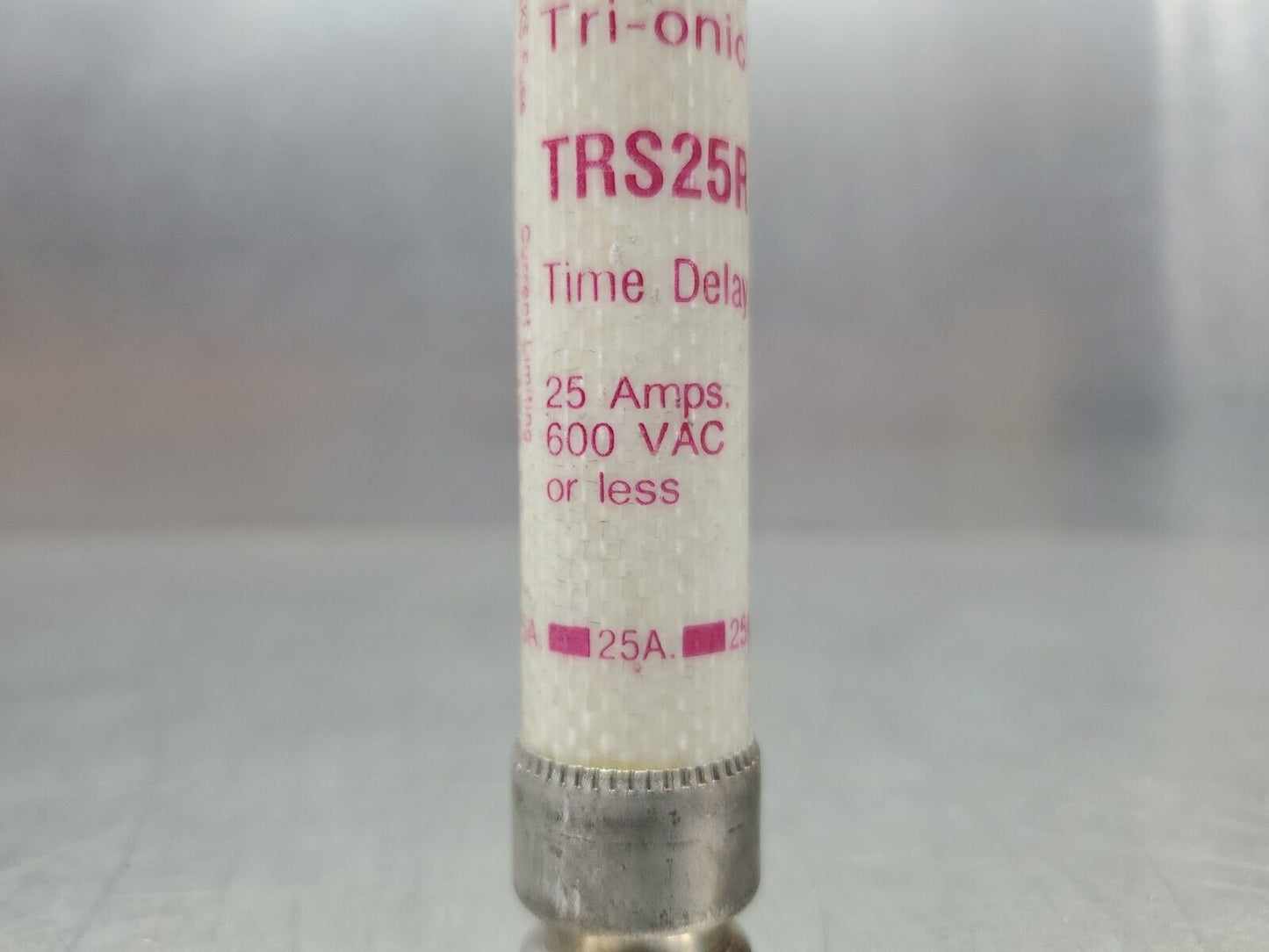Gould Shawmut TRS25R Time Delay Fuse, 600VAC 25Amp.                     4D-BOX#5