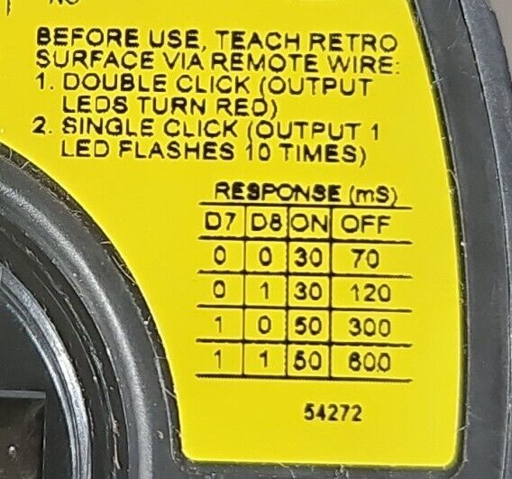 BANNER ENGINEERING QT50R-US-RH RADAR SENSOR.                            Loc5D-16