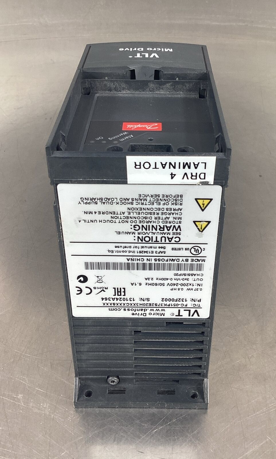 Danfoss FC-051PK18S2E20H3XXCXXXSXXX  /  132F001  0.18KW VLT Micro Drive     1D