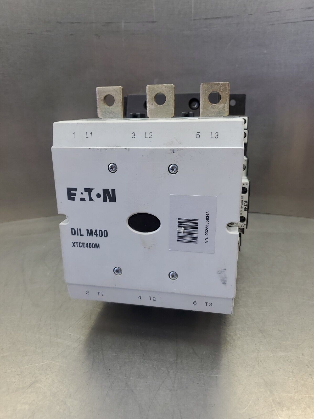 EATON DIL M40 XTCE400M 600V 450A Contactor.                                   4E