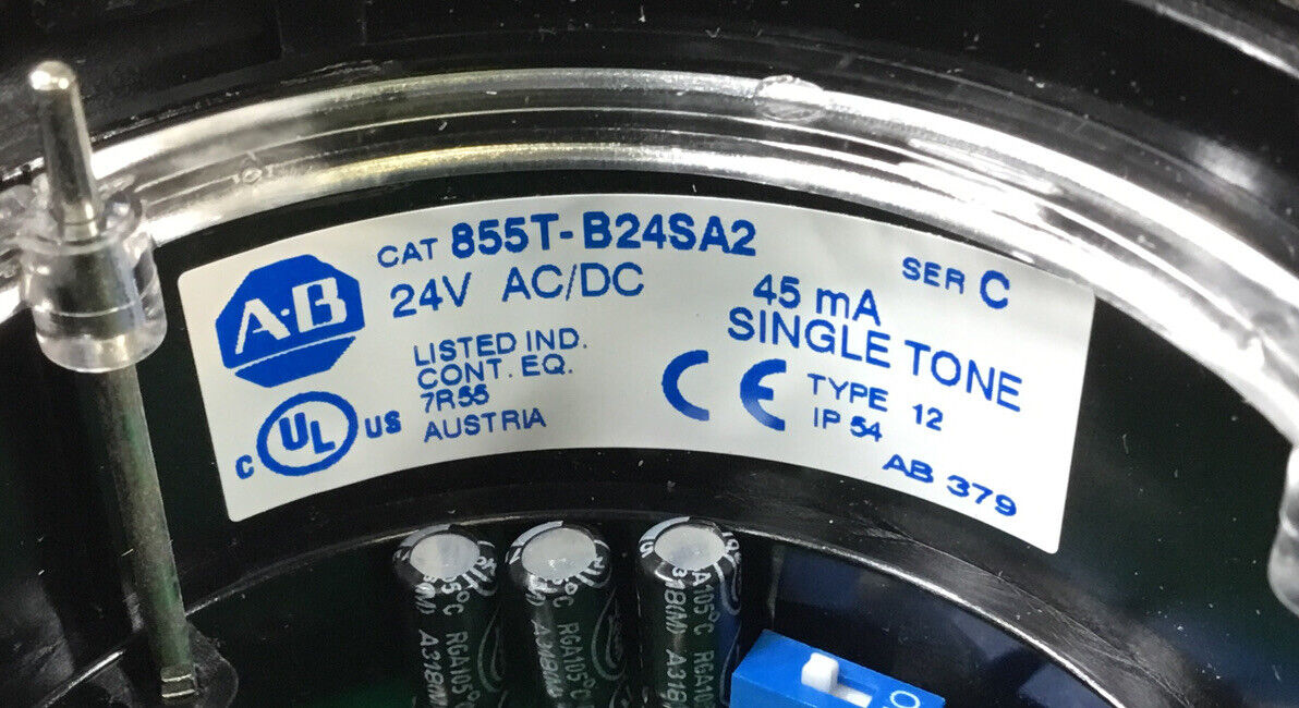 ALLEN BRADLEY 855TB24SA2 /C Stack Control Single Tone 24V AC/DC 3E17