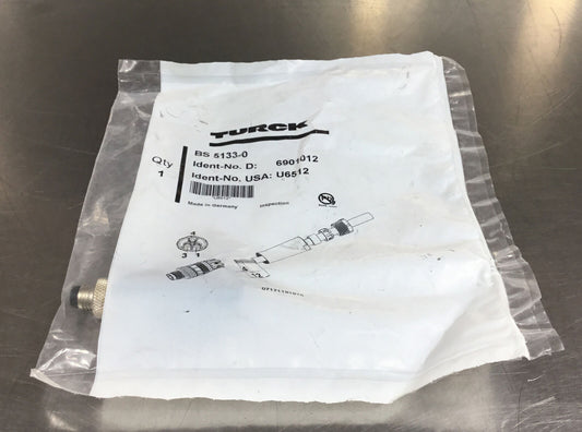 TURCK  B 5131-0  Connector “Sealed In Bag”     5E