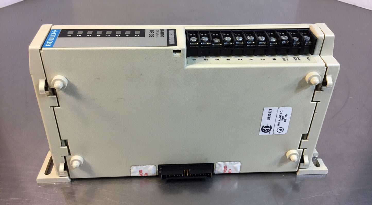 Gould  AS-B350-001  Modicon Output Module 115 VAC    Loc.3A-1