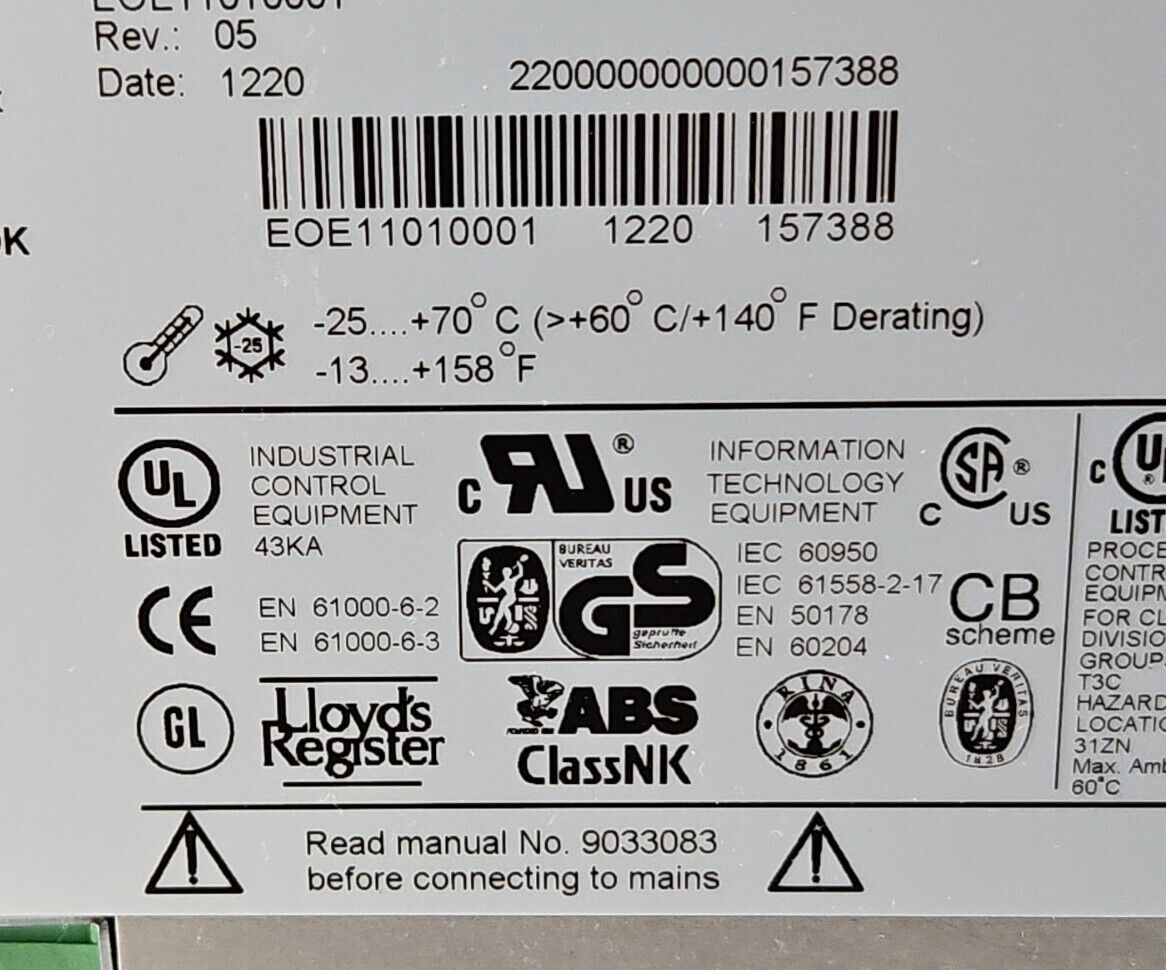 Phoenix Contact QUINT-PS/1AC/24DC/3.5 Power Supply Unit - 2866747.         4D-20