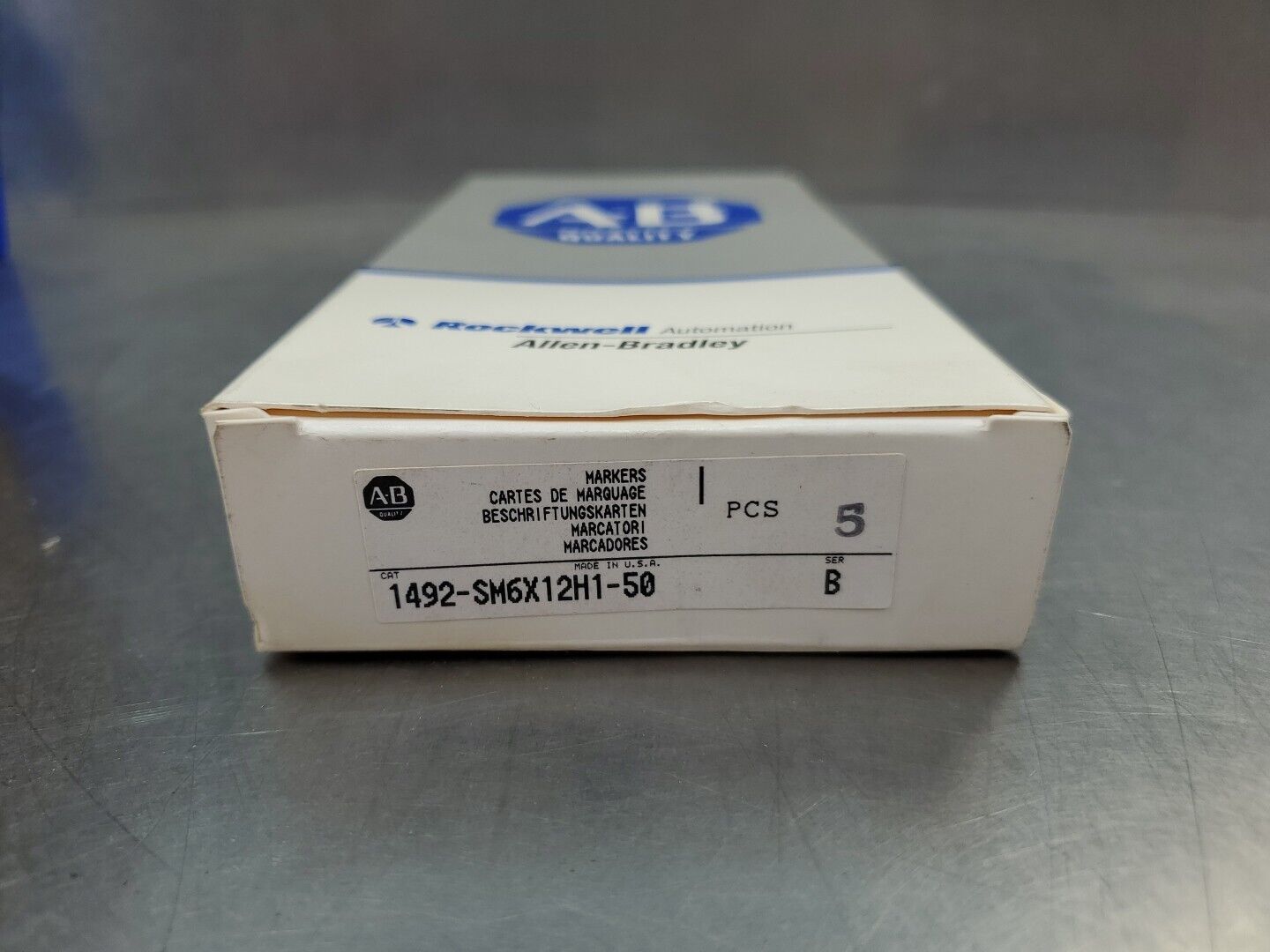 ALLEN BRADLEY 1492-SM6X12H1-50 Ser. B Markers.                             4C-25