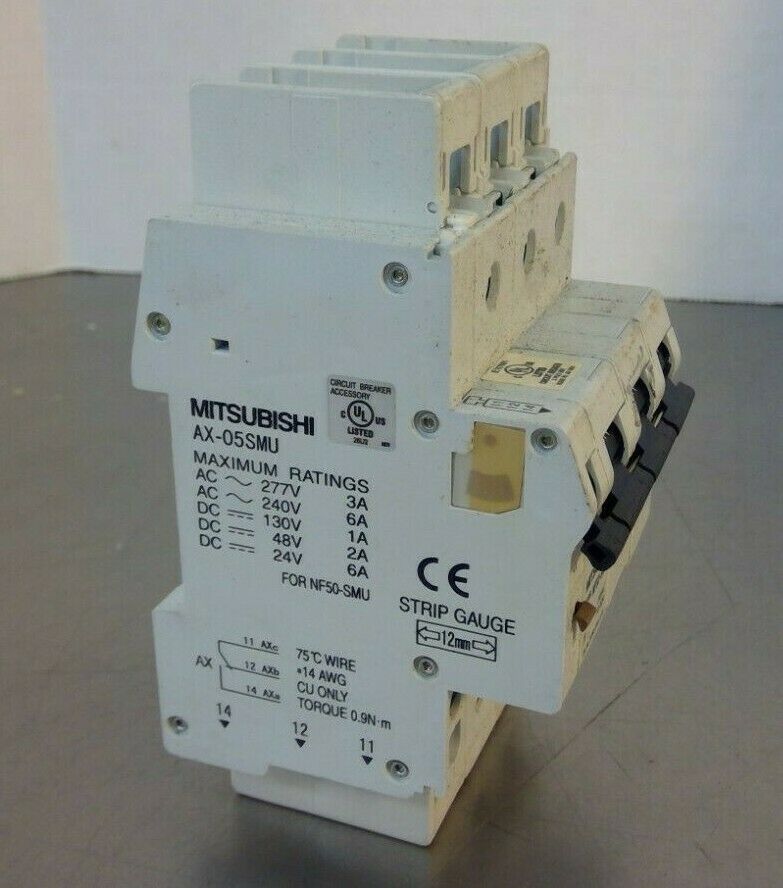 Mitsubishi Electric -  NF50-SMU 3 20 - 3P 20A No-Fuse Breaker - AX-05SMU      4D