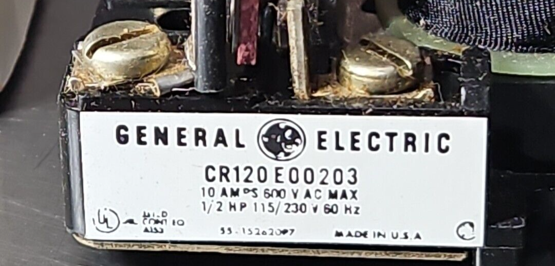 GE CR120E00203 RELAY.     Loc4A7