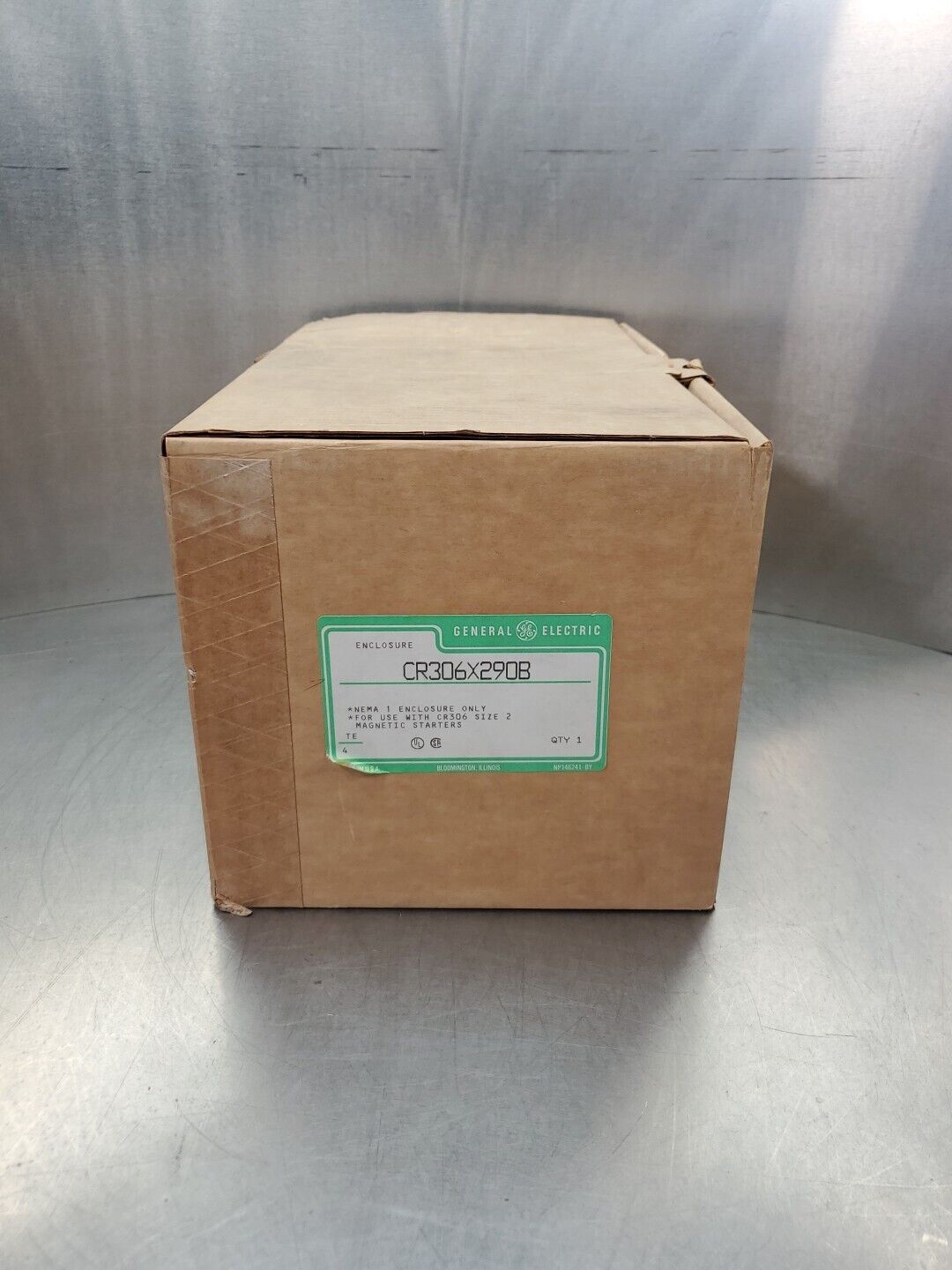 General Electric CR306X290B NEMA1 Size 2 Enclosure Unit.                      4D
