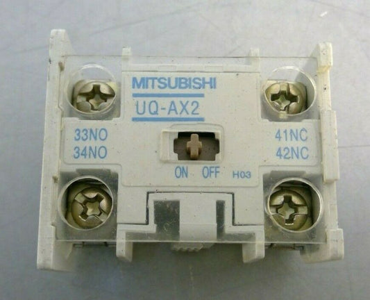 Mitsubishi Electric - UQ-AX2 - Auxiliary Contact Block                     4E-14