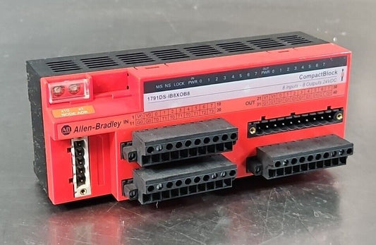 Allen-Bradley 1791DS-IB8XOB8/A CompactBlock8 Inputs 8 Outputs 24VDC.    Loc3B-5