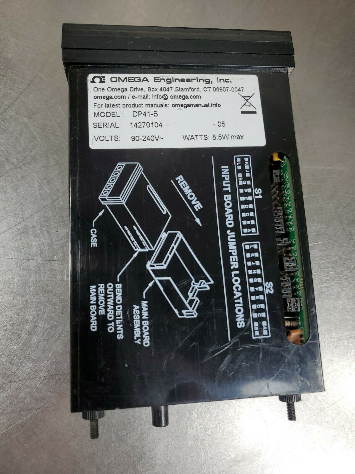 Omega DP41-B 90-240V 8.5W Panel                                          2E
