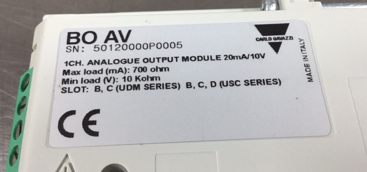 CARLO GAVAZZI  BOAV  Analogue Output Module      3D-30