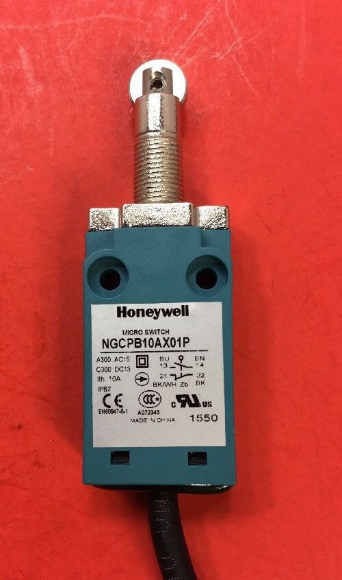 Honeywell NGCPB10AX01P Limit Switch Metal 1M Cable Roller Plunger 10A    6A