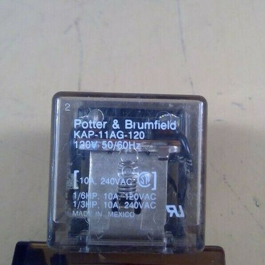 Potter & Brumfield KAP-11AG-120 120V (50/60Hz) Relay                     4D