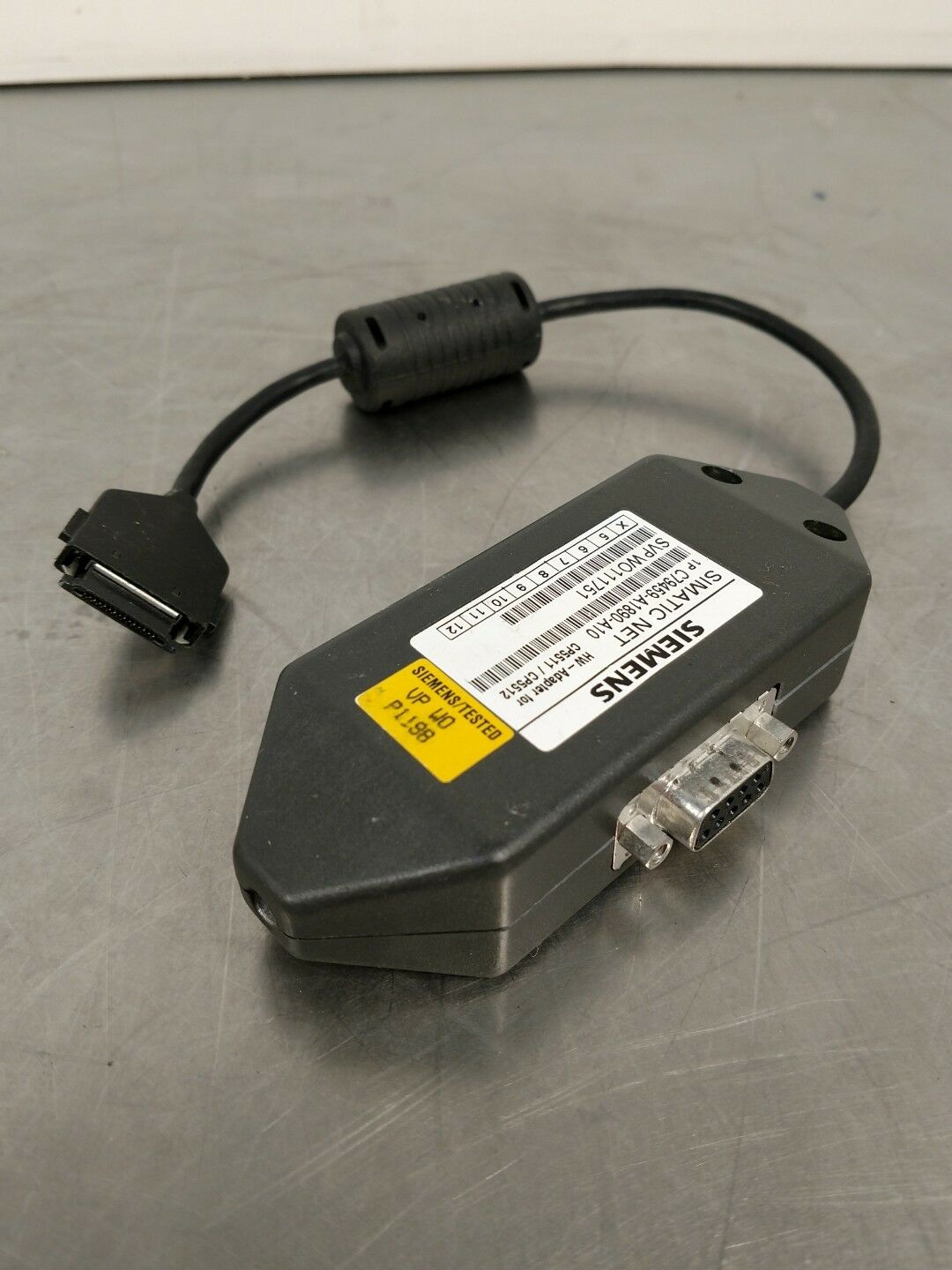 Siemens 1P C79459-A1890-A10 Simatic NET Adapter w/ CP 5511/CP 5512 Card 3D