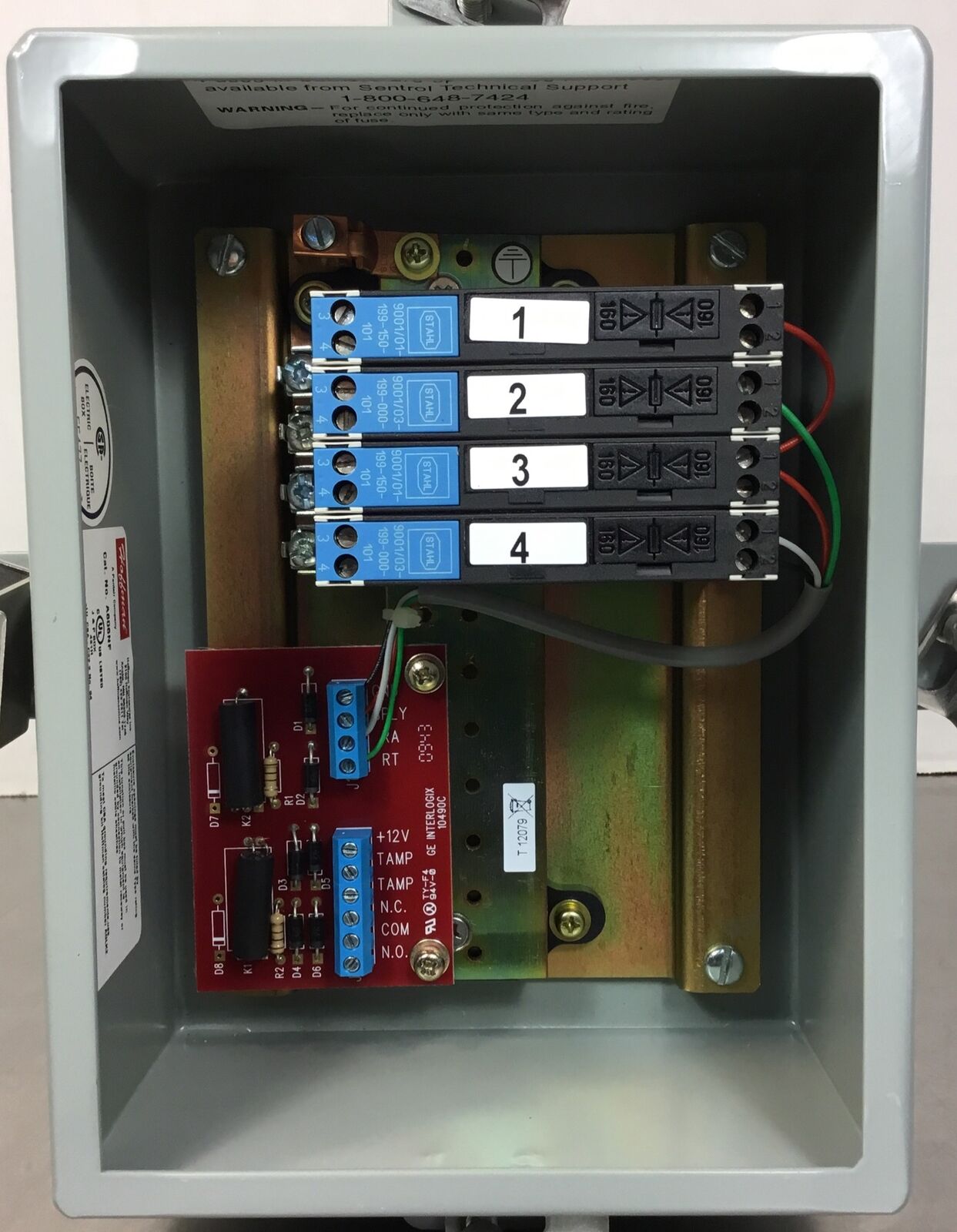 R. STAHL S-9900601660 INTRINSIC SAFETY SYSTEM IN HAMMOND ENCLOSURE MODULE. 5C