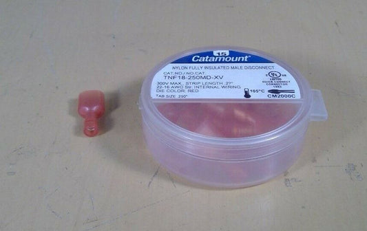 Thomas & Betts 15 Catamount TNF18-250MD-XV Nylon Insulated Male Disconnect    4D