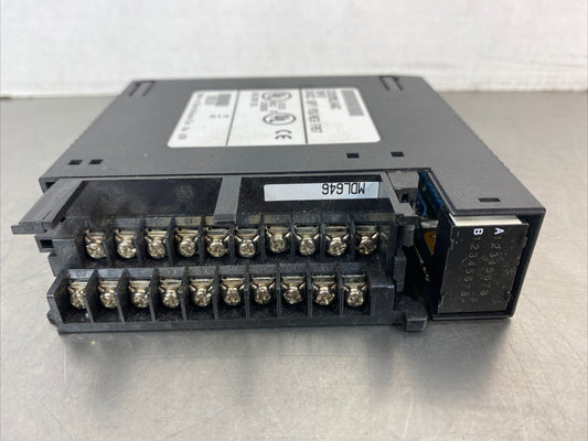 GE Fanuc IC693MDL646C 24 VDC 16 Point Pos/Neg Fast Input Module   3D-25