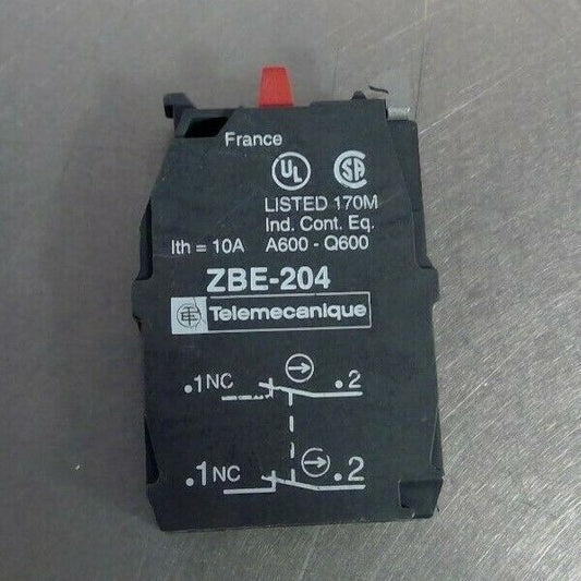 Telemecanique ZBE-204 Contact Block                                           4D