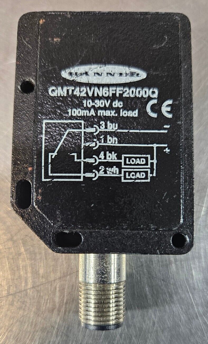 BANNER QMT42VN6FF2000Q FIXED FIELD SENSOR 10-30VDC RANGE 2000MM.        Loc5E-19